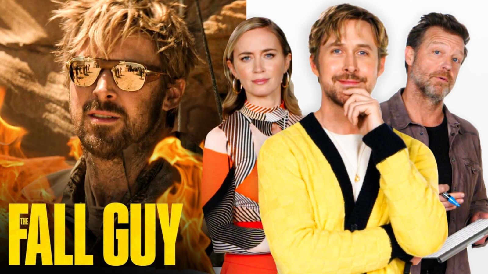 Ryan Gosling, Emily Blunt & David Leitch Break Down 'The Fall Guy' Stunt Scene