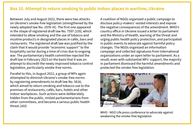 Світ визнає прогрес України в боротьбі з тютюном. Але роботи ще багато